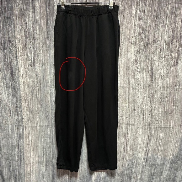 Bryn Walker Lagenlook Black Tencel Elastic Waist Pant Made in USA Women Size S - Picture 3 of 11